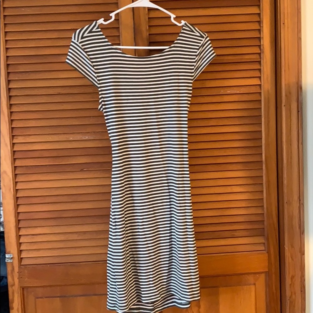 Unedited mini dress with cutout detail small